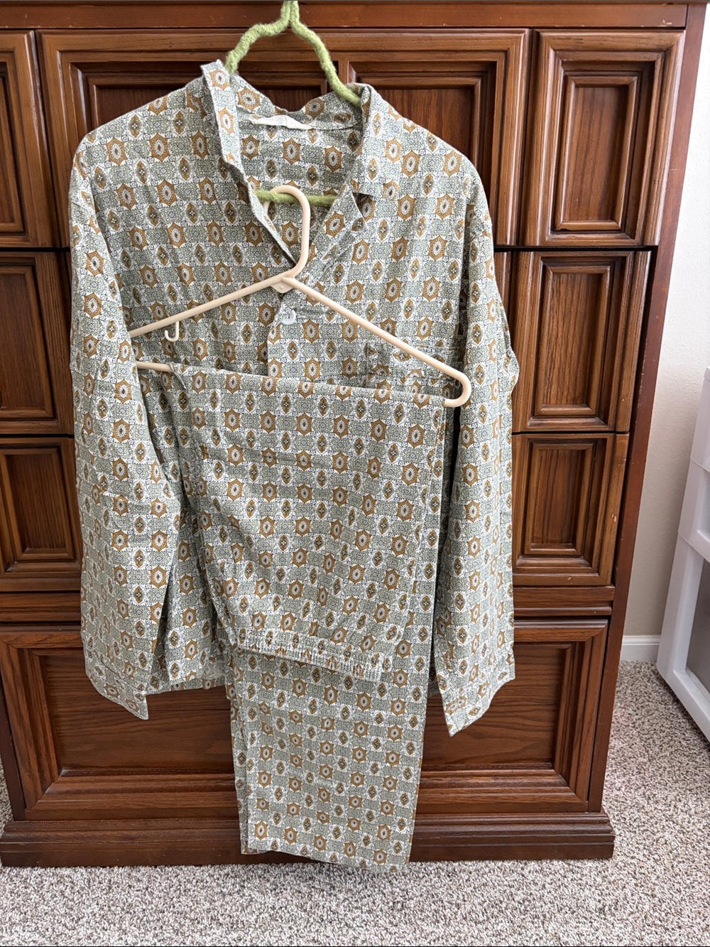 Vintage JCPenney patterned pajama set